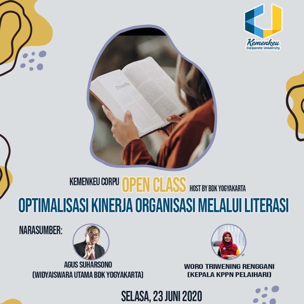 Open Class Optimalisasi Kinerja Organisasi Melalui Literasi: Menulis Itu Tidak Sulit